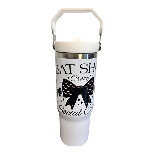 Bat Shit Crazy Social Club 30 oz Insulated Tumbler