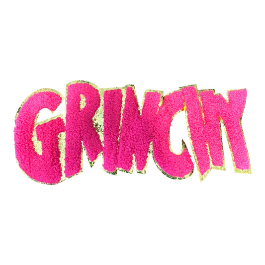 Grinchy Pink Patch