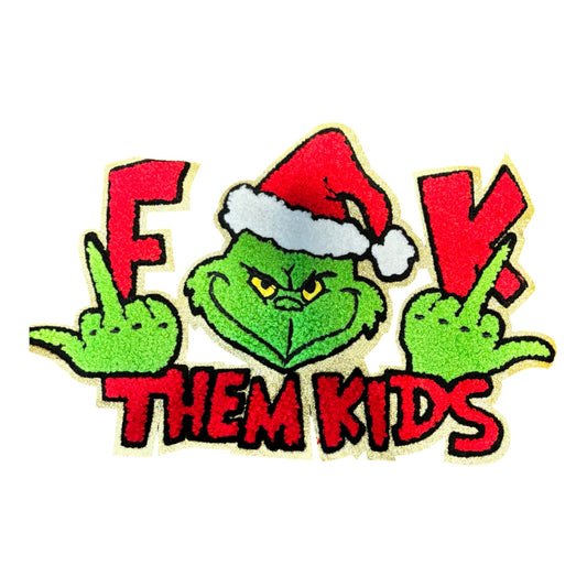 F Them Kids Large Patch