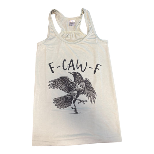 F-CAW-F Scrunch Back Ladies Tank Top