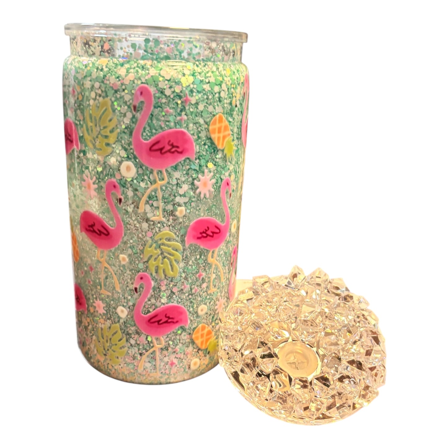16 oz Snowglobe Drinking Cup