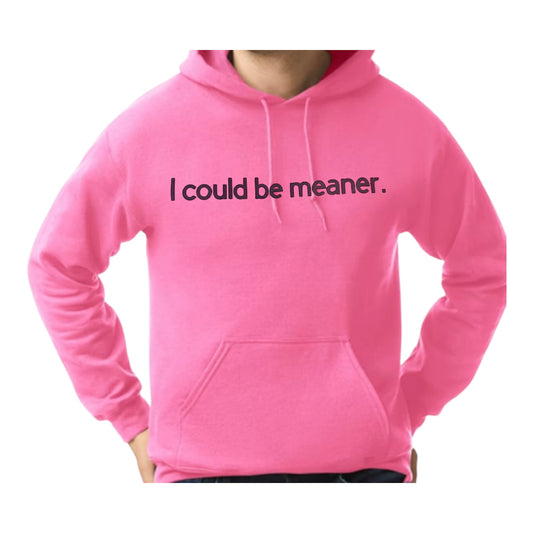 Full Customizable - I Could Be Meaner Hoodie