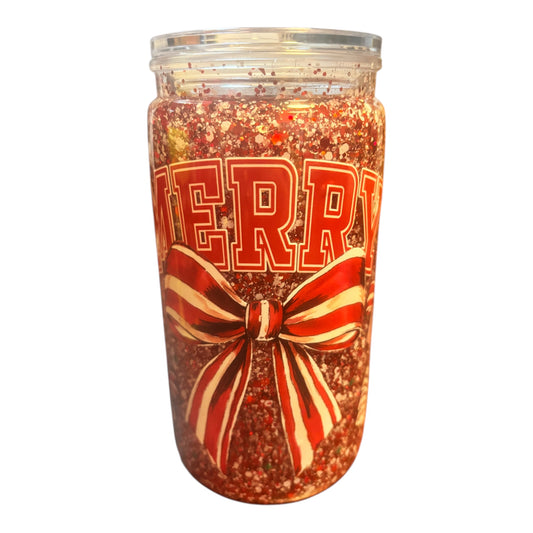 Merry - 16oz Snowglobe Cup