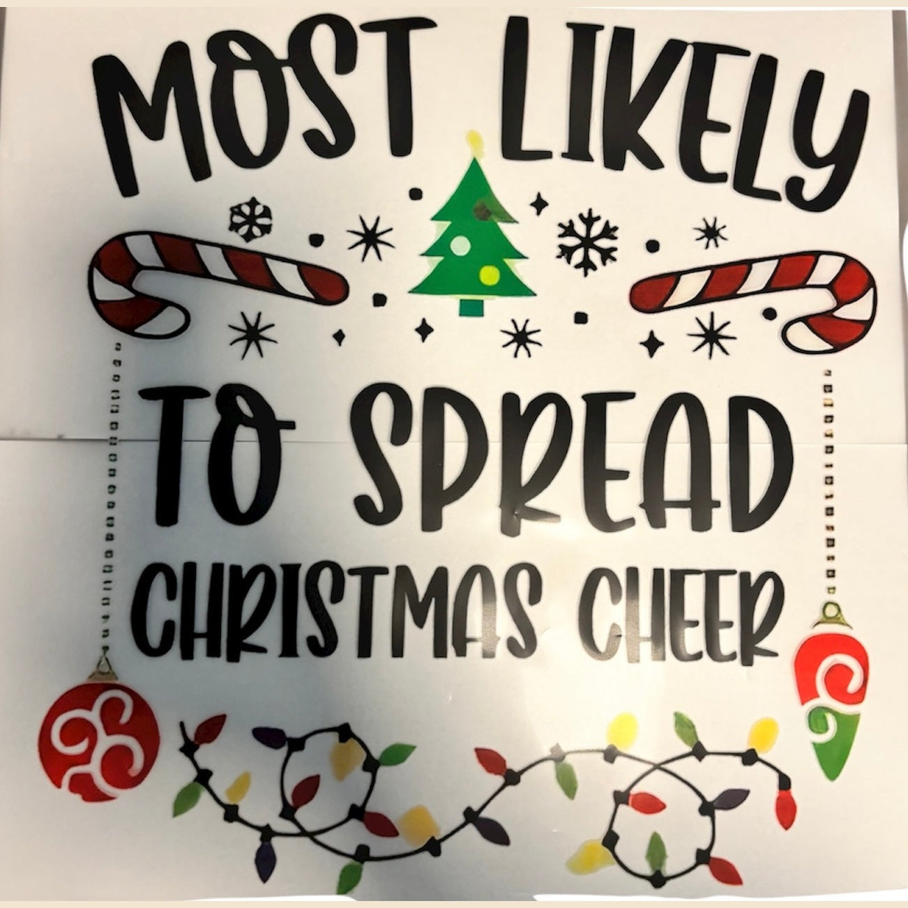 Most Likely To Spread Christmas Cheer