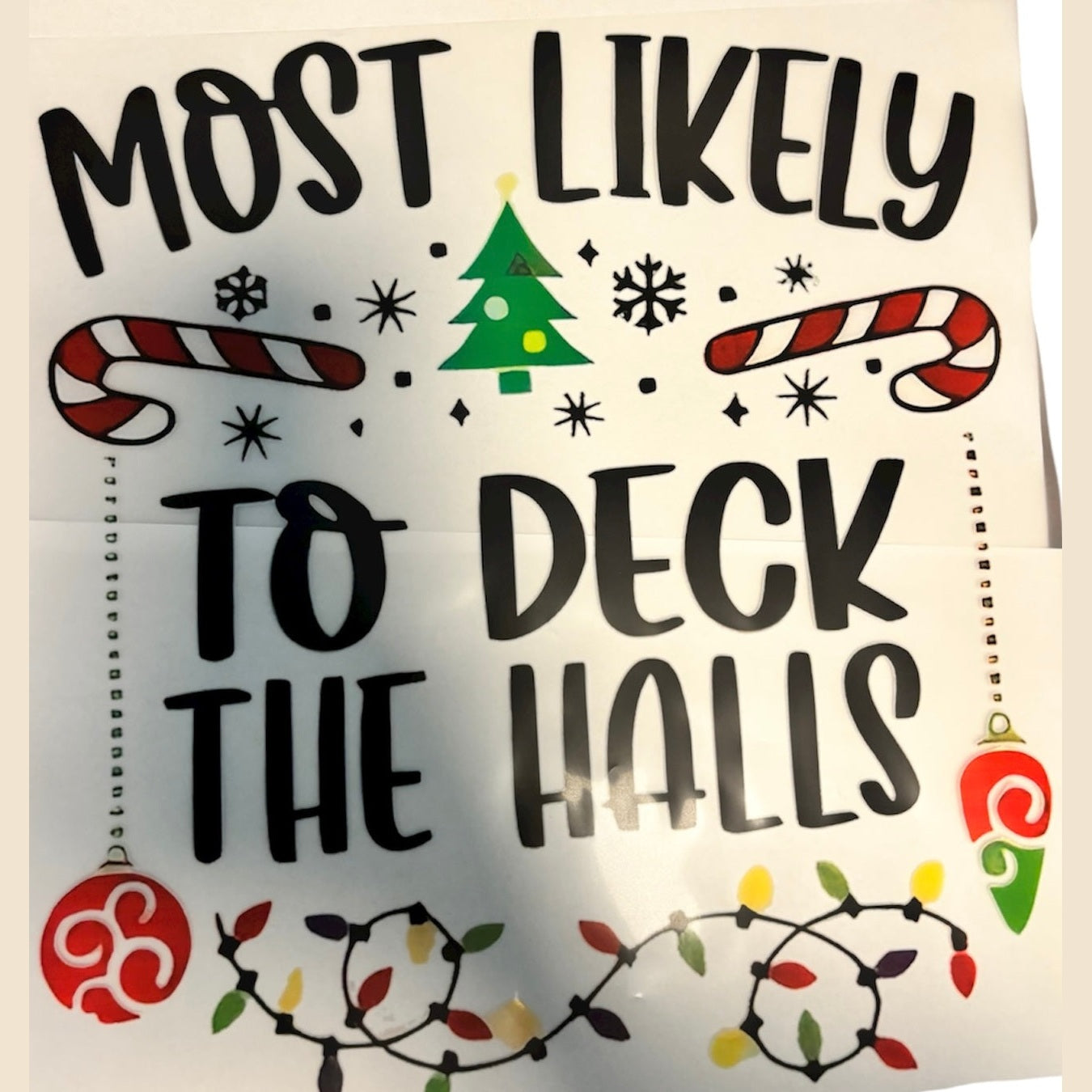 Most Likely To Deck The Halls